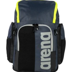 Mochila para natación arena 45L Spiky III - Marino/Neón