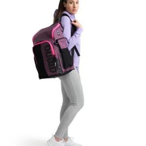 Mochila para natación arena 45L Spiky III - Ciruela/Neón