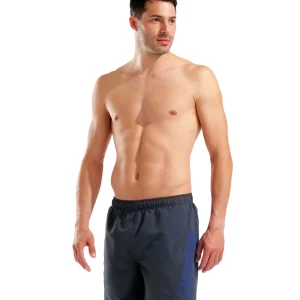 Bóxer de playa arena para hombre Fundamentals Logo R - Asfalto/Neón