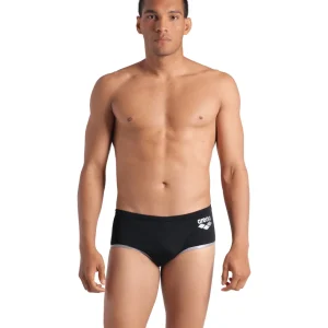 Bañador corto de tiro bajo para hombre arena One Big Logo - Negro/Plata