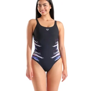 Bañador arena Shapewear Angelica para mujer - Negro/Negro