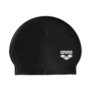 Gorro de natación arena unisex Soft Latex II Negro - Blanco