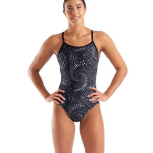 Bañador arena Performance Fireflow Lightdrop Back para mujer - Negro/Team