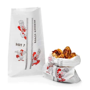 BOLSA POLLO ANTIGRASA DIBUJO POLLO