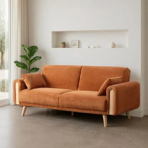 Sofá cama Nalua terracota