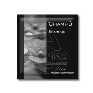 AMENITIE CHAMPU LUX 8GR. CON ACONDICIONADOR 400 UNID. CAJA