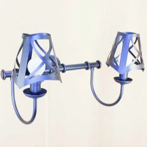Apliques luz pared vintage pantalla de hierro AP22300-PH07