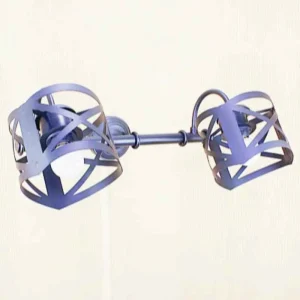 Lámparas baño diseño tulipa hierro aspa AP22500-TLP12