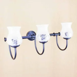 Lámparas de baño diseño retro tulipa cristal AP23300-TLP14