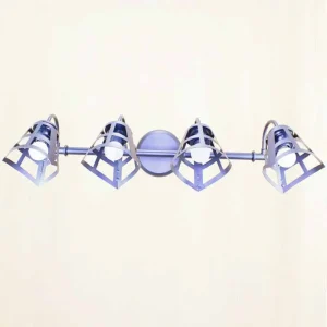 Lámpara aplique estilo art deco tulipa hierro cruz AP24500-TLP08