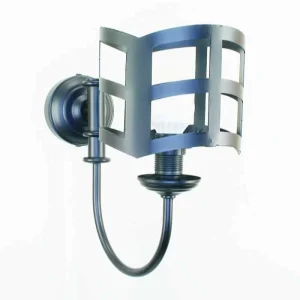 Apliques pared dormitorio art deco pantalla de hierro AP300-PH03