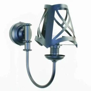 Apliques pared dormitorio vintage pantalla de hierro AP300-PH07