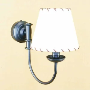 Apliques pared dormitorio clásico pantalla marfil AP300-PMF