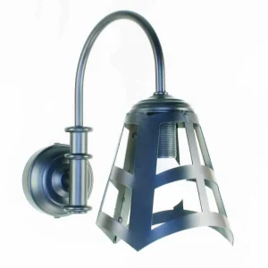 Apliques pared dormitorio estilo art deco tulipa hierro cruz AP300-TLP08