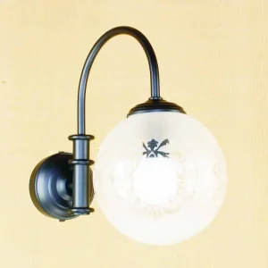 Apliques pared dormitorio decoración bola cristal AP300-TLP18