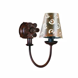 Apliques de pared blanco media pantalla AP308-PH01