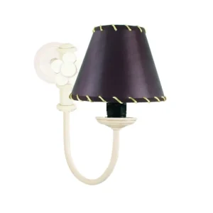 Apliques de pared industrial pantalla marron AP322-PMR