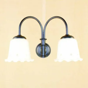 Apliques de pared interior vintage rústico tulipa cerámica AP400-TLPC1