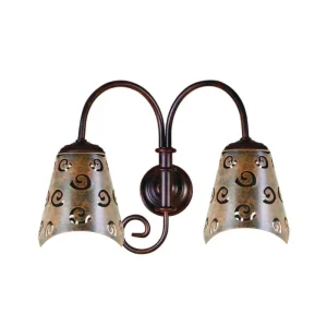 Aplique espejo baño retro tulipa AP402-TLP03