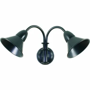 Aplique pared escalera diseño industrial tulipa hierro pequeña AP600-TLP07