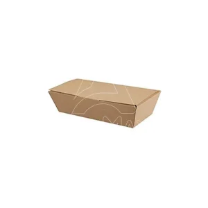 CAJA CON TAPA BISAGRA COMPOSTABLE