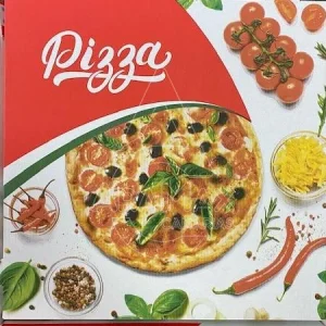 CAJA DE PIZZA 260x260x35MM. MODELO FRANCIA