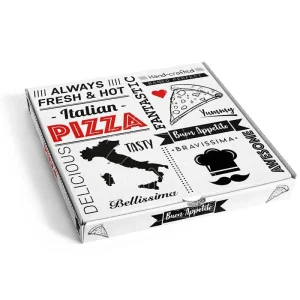 CAJA DE PIZZA 300x300x35MM. MODELO FRANCIA