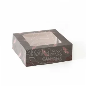 CAJA GREY CON VENTANA 25x25x9C