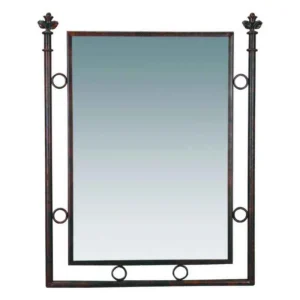 Espejos grandes para baño negro rústico 75 cm ESP320