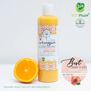 Gel y champú ecológico para bebés