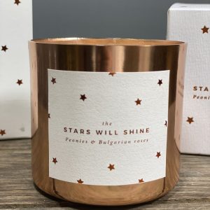 Vela “Stars will shine” Peonies & bulgarian roses