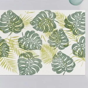 MANTELIN PAPEL 30×40 BLANCO DECO. MONSTERA