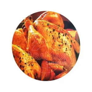 TAPAS PARA ENVASES DE ALUMINIO POLLO REDONDO