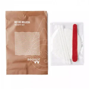 AMENITIE KIT DE BELLEZA AEQUOR ECO-LUXURY
(Incluye: 3 discos + 3 bastos +1 lima)