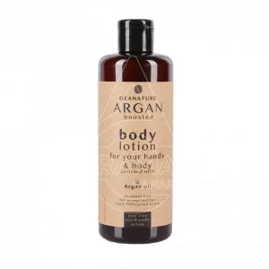 AMENITIE RECARGA LECHE CORPORAL CON ACEITE DE ARGÁN 300ML GEANATURE 
botella RPET reciclado