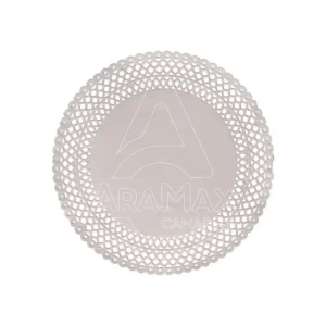 BLONDAS RODALES CALADOS DE PAPEL BLANCAS