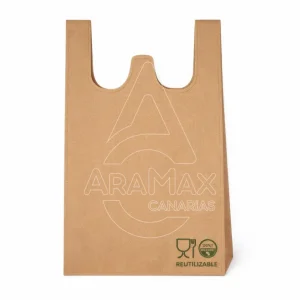 BOLSA CAMISETA TNT REUTILIZABLE 40x50x12 CM