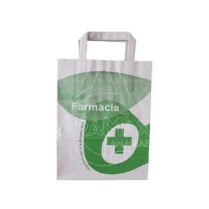 BOLSA FARMACIA 22x10x29CM PAPEL CON ASA