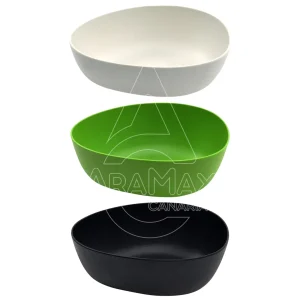 BOWLS MELAMINA GAMA KAROLA VERDES O NEGROS