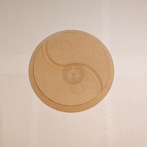 Yin Yang Contramolde de Fibrofácil