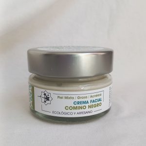 Crema facial natural para piel grasa