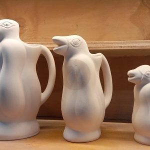 Jarras Pingüino en Bizcocho