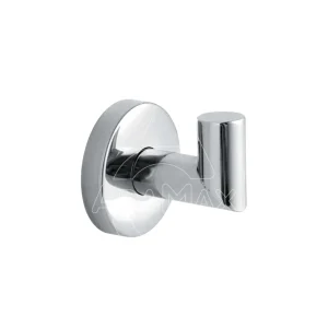 PERCHA SIMPLE EN ACERO INOXIDABLE BRILLO