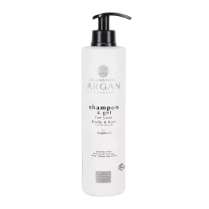 AMENITIE RECARGA GEL & CHAMPÚ ACEITE DE ARGÁN GEANATURE ANTIRROBO 470ML