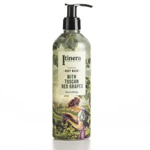 AMENITIES GEL RECARGA «UVAS ROJAS TOSCANAS» 370ML «ITINERA»
95% DE ORIGEN NATURAL