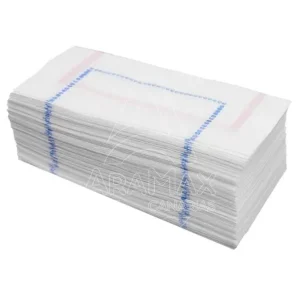 SERVILLETAS ZIG ZAG 14×14 GOFRADAS