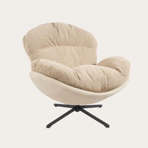 Sillón Egg giratorio Beige